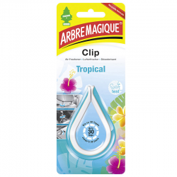 Désodorisant Arbre Magique clip gel Tropical