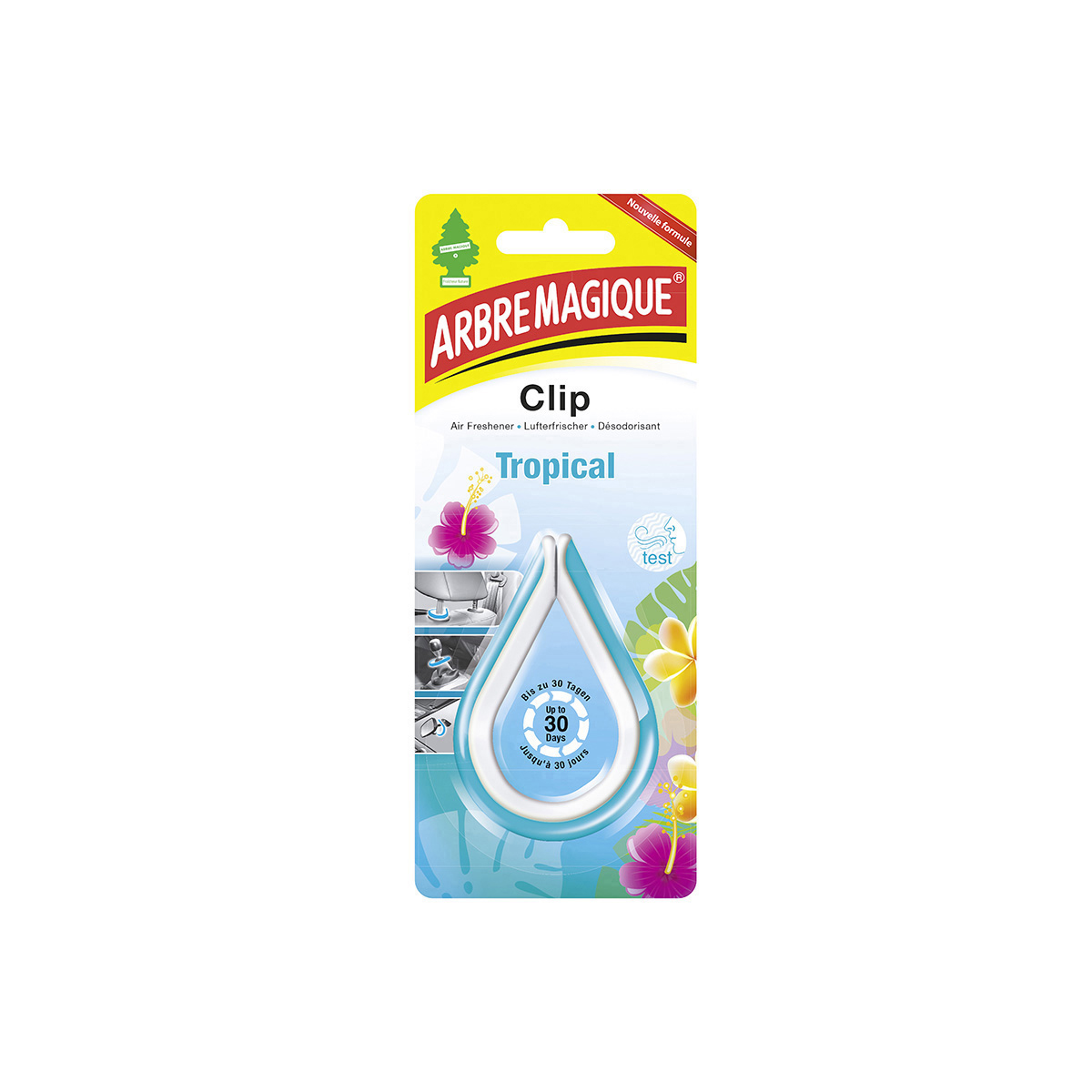 Arbre Magique clip gel Tropical