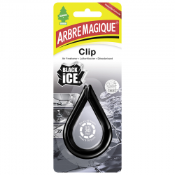 Désodorisant Arbre Magique clip gel Black Ice