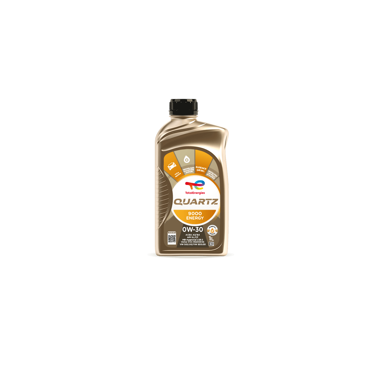 Huile moteur Quartz 9000 Energy 0W-30 1L