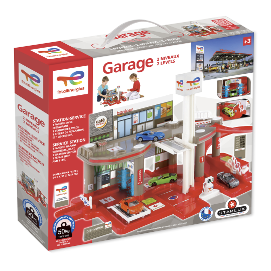 Garage Jouet 3 étages Avec Ascenseur Et Rampes – Jeu De Rôle Pour Enfants 3 Ans Et Plus, Voitures Incluses