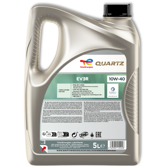 TotalEnergies Quartz EV3R 10W-40 5L