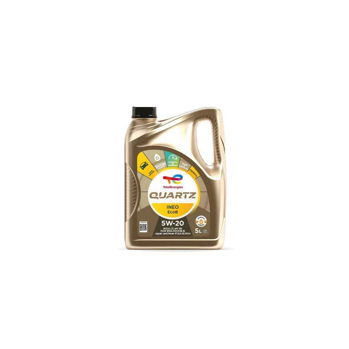 Huile moteur Quartz Ineo EcoB 5W-20 5L