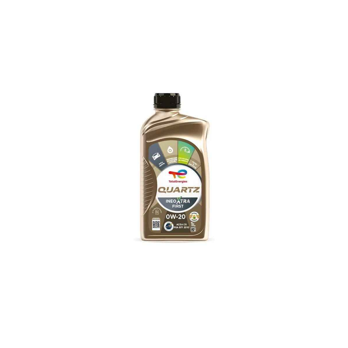 Huile moteur Quartz Ineo Xtra First 0W-20 1L