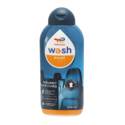 Baume entretien cuir voiture 500ml Wash