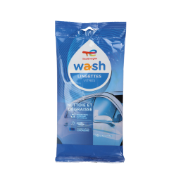 Lingettes WASH vitres auto - nettoyage rapide - E-Boutique TotalEnergies