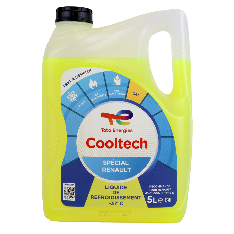 Liquide de refroidissement -37°C spécial RENAULT 5L