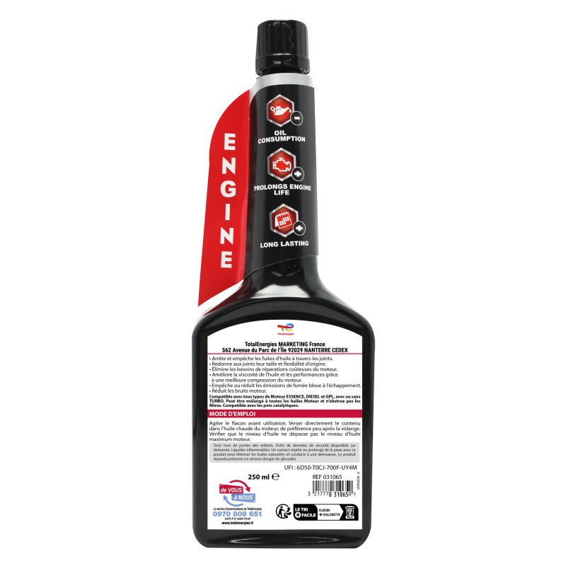 Anti-fuite moteur 250ml TotalEnergies - E-Boutique TotalEnergies -  Eboutique TotalEnergies