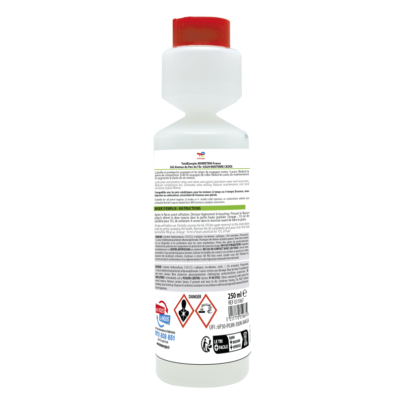 Additif substitut de plomb 250ml - E-Boutique TotalEnergies - Eboutique TotalEnergies Additif substitut de plomb 250ml - E-Boutique TotalEnergies - Eboutique TotalEnergies