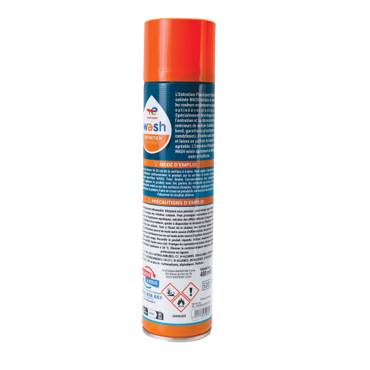 Produit entretien plastique 400ml WASH