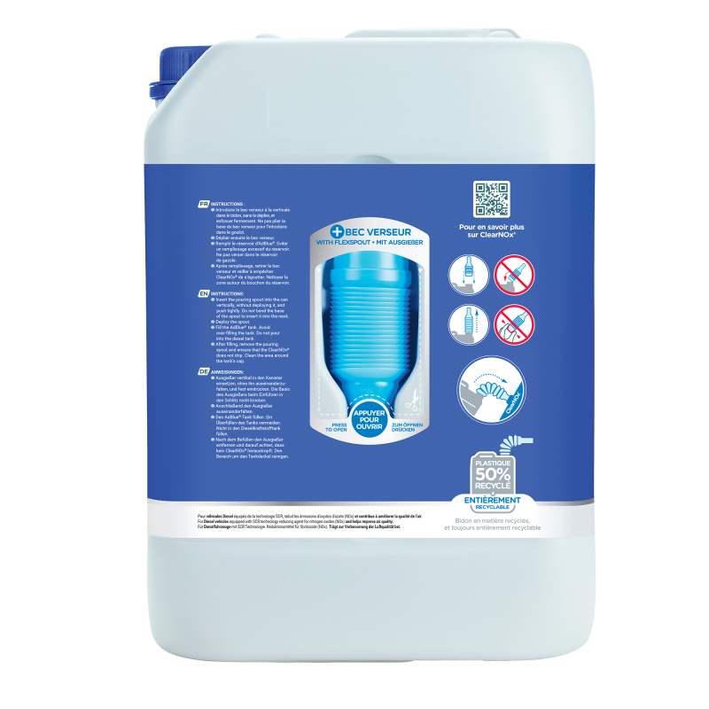 Bidon ClearNOx Total 10 litres - Eboutique TotalEnergies Bidon ClearNOx Total 10 litres - Eboutique TotalEnergies