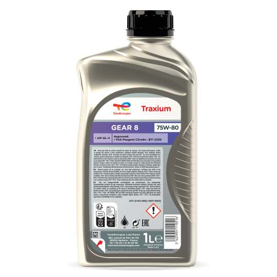 Huile boîte vitesse 75W-80 Traxium 1L - E-Boutique TotalEnergies