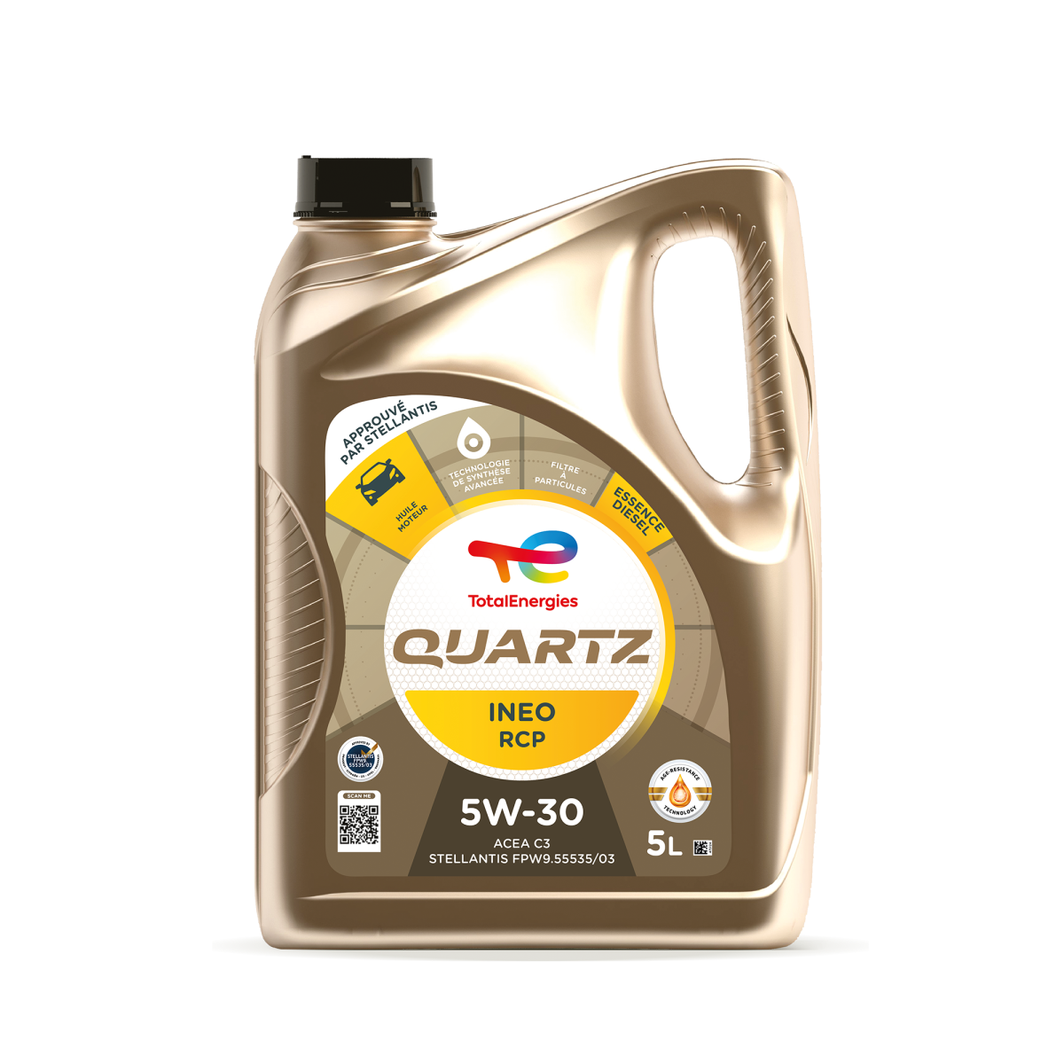 Huile moteur Quartz Ineo RCP 5W-30 5L