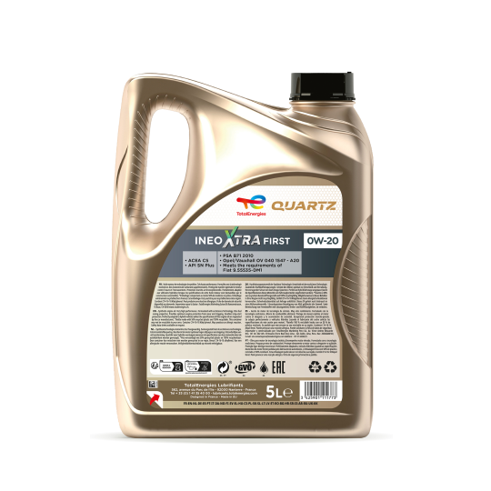 Huile moteur 0W-20 Quartz Ineo 5L - E-Boutique TotalEnergies