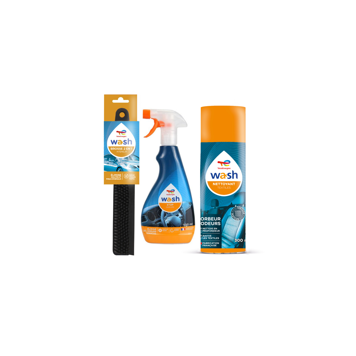 Pack nettoyants textiles WASH