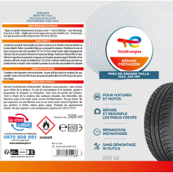 Répare crevaison 500ml