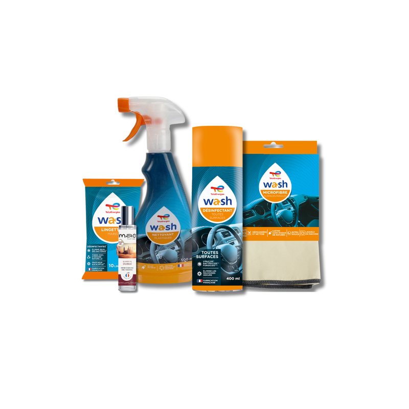Pack nettoyant intérieur WASH