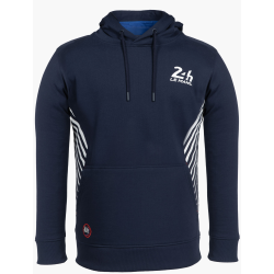 Sweat Capuche Racing Officiel 24h Le Mans | 100% Coton Bleu Marine
