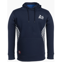 Sweat Capuche Racing Officiel 24h Le Mans | 100% Coton Bleu Marine