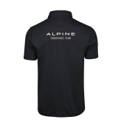 Polo Officiel Alpine x Elf Noir 2026 | Supima® Alpine Endurance Team