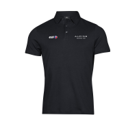 Polo Officiel Alpine x Elf Noir 2026 | Supima® Alpine Endurance Team