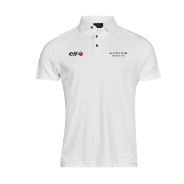 Polo Officiel Alpine x Elf Blanc 2026 | Supima® Alpine Endurance Team