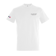 T-shirt Blanc Officiel Alpine x Elf 2026 | 100% Coton Alpine Endurance Team