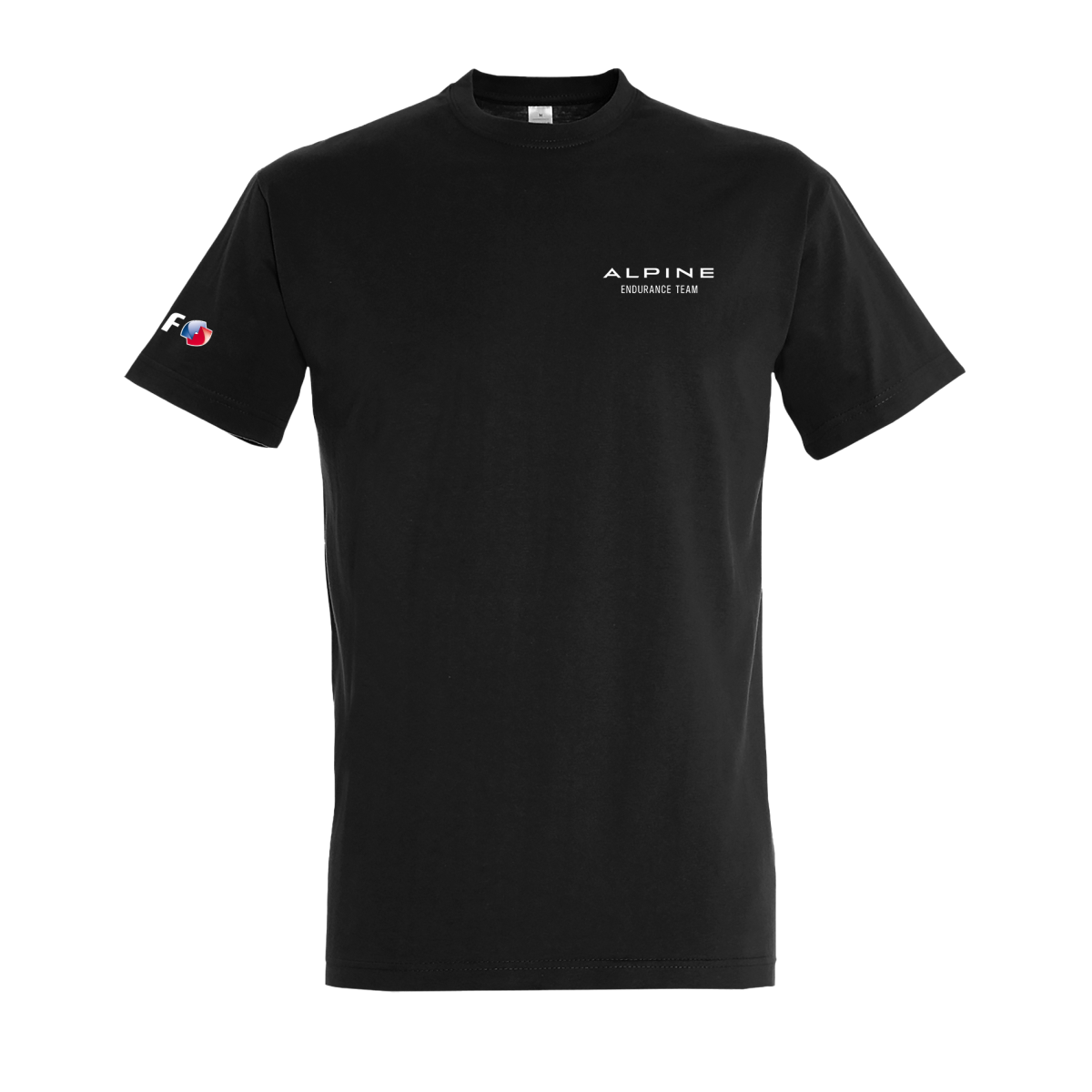 T-shirt Noir Officiel Alpine x Elf 2026 | 100% Coton Alpine Endurance Team