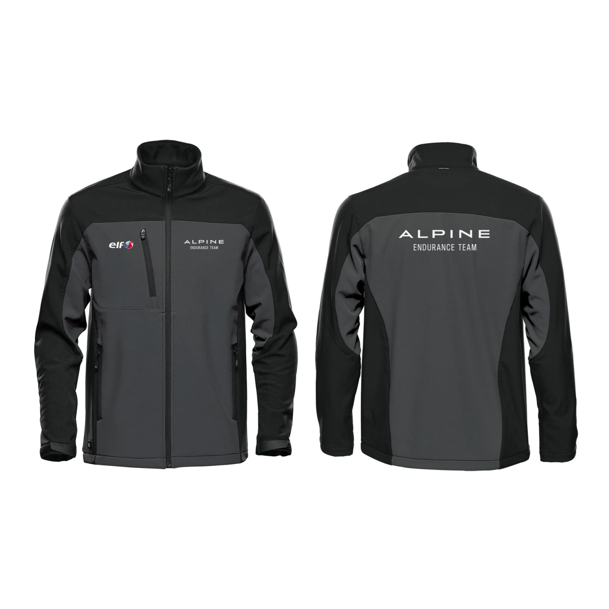 Softshell Performance Alpine x Elf 2026 Noir/Gris | Polyester Spandex Officiel
