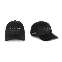 Casquette Officielle Alpine x Elf Noir 2026 | 100% Coton Alpine Endurance Team