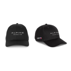 Casquette Officielle Alpine x Elf Noir 2026 | 100% Coton Alpine Endurance Team