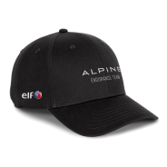 Casquette Officielle Alpine x Elf Noir 2026 | 100% Coton Alpine Endurance Team