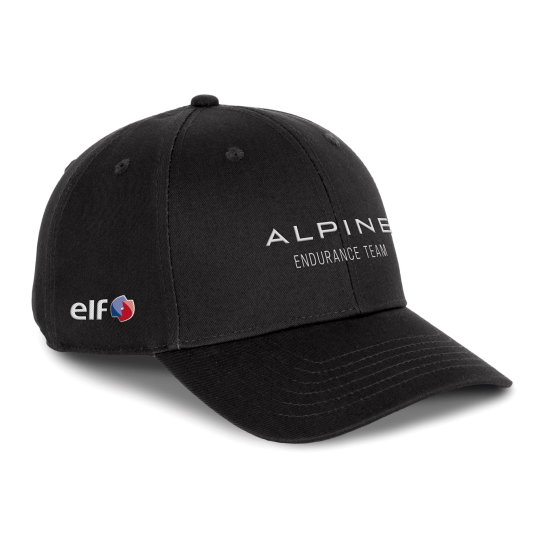 Casquette Officielle Alpine x Elf Noir 2026 | 100% Coton Alpine Endurance Team