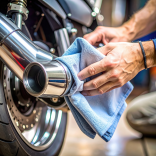 Nettoyage de la moto